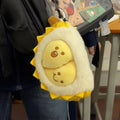 小红书爆款网红同款可拆卸仿真榴莲毛绒玩偶公仔可爱可解压挂件