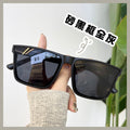 Men Sunglasses Streetwear UV-Proof Men Company Machine Driving Lens Sunshade Sunglasses Personality Breeze Trendy Sunglasses