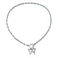 2025 New Butterfly OT Clasp Necklace Women Sweet Cool Clavicle Chain Retro Hip-Hop Minimal Necklace N6350