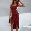 Women's Square Neck Sleeveless Dress