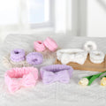 Overseas Bow Headband Hair Tie Hand Wrist Strap Magnetic Washed Face Wrist Strap Solid Plush Headband Custom Wholesale