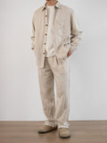 Nengmeng Old Money Lyocell Shirt & Pants Set