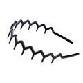 Korean Simple Wave Sawtooth Non-Slip Headband Shark Toothed Face Wash Unisex Versatile Headband Custom Wholesale