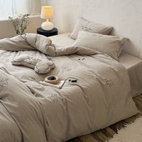 Dog Diary / 1.2m Bed - 3-Piece Flat Sheet - 150x200cm