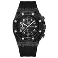 Mens Watch Brand Non Mechanical Export Watch Retro Personality Rhinestone Large Dial Chronograph Time Feature Glow Quartz Watch