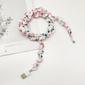 Gem Li New Bag Fabric Craft 2A Universal Data Cable Printed Pleated Scrunchie Charging + Data Transfer 1 Beige Wholesale