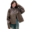 Women's Fall Petite Jacket 2026 | Trendy Jacket - Brown