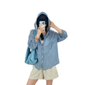 Summer Versatile Long Sleeve Plaid Sun-Protection Lightweight Shirt
