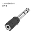 3.5 to 6.5 adapter audio head gold-plated accessories two-channel adapter exclusive audio plug adapter