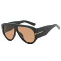 Pilot Big Frame Women Sunglasses Premium Metal Sunshade Glasses Personality Fashionable Driving UV-Proof Sunglasses