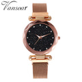 Douyin's same style starry sky female student Korean watch trendy magnet Milan mesh strap watch dropshipping