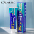 KORMESIC全英文闪亮牙膏toothpaste清洁家庭装跨境外贸厂家现货
