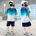 Boys' Quick-Dry Gradient Sports Set