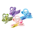 The most popular summer grabber clip 2026 new shark clip multi-color electroplated gold edge fashion simple high-end streamer