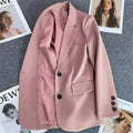 Women's Fall Casual Elegant Blazer + Top 2026 | Casual Blouse - Ginger Yellow
