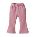 Girls' Printed Tee and Lace Pants 2-Piece Set