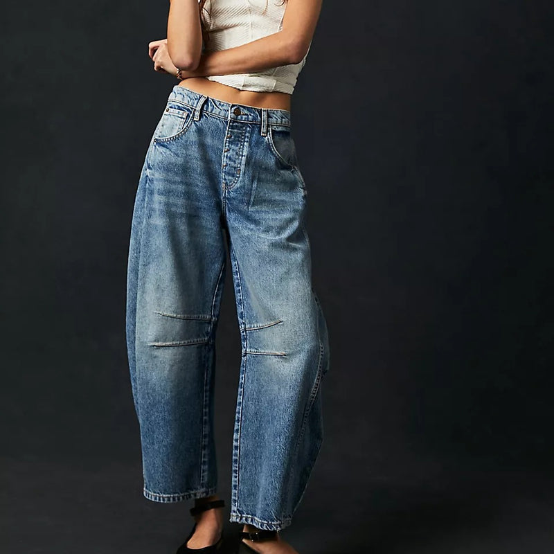 Summer Unique Drapey Loose Wide Leg Straight Leg Pants