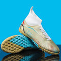 high-top football shoes broken spike sneakers long spike non-slip adult and children's sports shoes