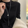 爆款轻奢小众高级感满天星施家珍珠项链女款流苏长款百搭颈链配饰