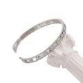 Classic 10K Flower Tube Bangle Light Luxury Premium Crystal Cubic Zirconia Four Leaf Clover Flower Bracelet Commute Elegant Jewelry Item