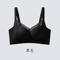 982软支撑果冻胶深V蕾丝聚拢无钢圈立体内衣女调整型不空杯文胸