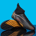 high-top football shoes broken spike sneakers long spike non-slip adult and children's sports shoes