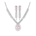 Western Teardrop Exquisite Pendant Fringe Set Overseas Light Luxury Premium Earrings Design Detail Niche Accessory Women