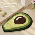 bathroom floor mat non-slip mat fruit creative flocking mat home bathroom door strong absorbent carp