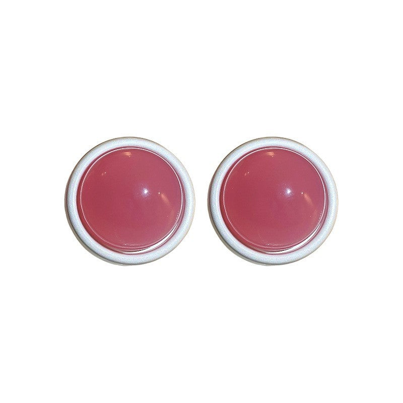 Pink Heart Bear Drop Earrings - view 5