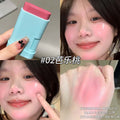 LUCKGO琉璃水光腮红棒上脸服帖自然显白韩系水光气色提升平价彩妆