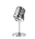 Desktop fake microphone simulation retro liftable old-fashioned microphone model photo studio photo decoration small props