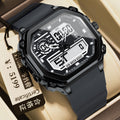 POEDAGAR Multifunction Digital Watch Mens Watch Waterproof Luminous Quartz Watch Live Export Bestseller Watch