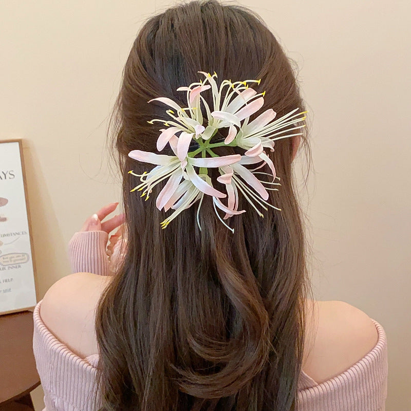 Red Spider Lily Hair Clip - view 7