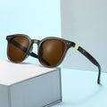New Retro Wood Grain Leg Small-Frame Women Sunglasses Style Premium UV-Proof Small Face Slender Sunglasses Men Trendy