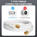 F-head male and female video cable satellite receiver RF cable British F-head set-top box antenna wired with F female head