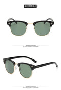 3016 Polarized Sunglasses Western Style Retro Men UV-Proof Trendy Women Stud Sunglasses Wholesale Glasses