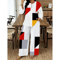 Women's Ethnic Long Sleeve Lace Trim Set 2026 | 2 Piece Outfit Set - White