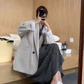 Fall Korean Casual Loose Blazer