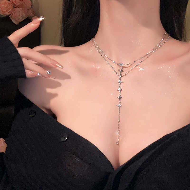 Three-Layer Pearl Necklace with Heart Pendant - view 10