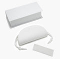 Glasses Case Premium Anti Press Cloud Bag White Leather Soft Bag Drawstring Storage Box Set GM Lens Case Box