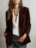 Women's Fall Elegant Jacket 2026 | Trendy Jacket - Red