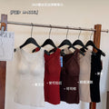 302秋冬高颜值蕾丝蓄热保暖聚拢背心款内衣女侧收一体式免穿文胸