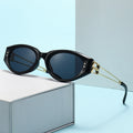 Western New Cat-Eye Sunglasses Metal Temple Women Premium UV-Proof Sunglasses Street Snap Sun-Proof Glasses