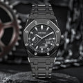 Drop Ship Item Time Mens Watch Formal Sports Steel Band Watch Men Niche Premium Waterproof Octagonal Stud Watch