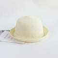 children's small curly brim straw hat korean version new cartoon animal shape hat baby men and women