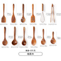 acacia wood wooden spatula teak spatula soup spoon rice spoon home cooking non-stick pan source supp