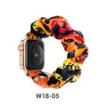 For Halloween Stretch Printed iwatch7 / 8 Band Fabric Large Cord Hair Tie Expand Apple Watch 22mm