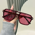 4 Pieces Pair Bridge Oversized Women Premium Overseas Sun-Proof Sunglasses UV-Proof Versatile Sunglasses