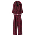 Women's Fall Korean Casual Petite Blazer Set 2026 | 2 Piece Outfit Set - Camel Pants