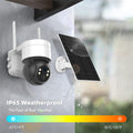 4G smart solar dome machine Tuya Tuya low-power monitor camera outdoor wireless plug-in-free monitoring